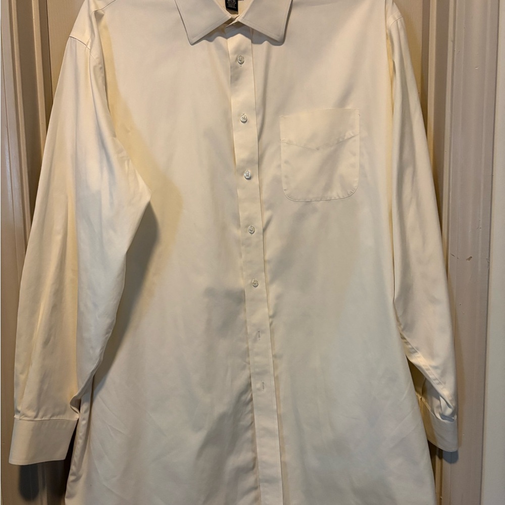 Jos. A. Bank Cream Dress Shirt